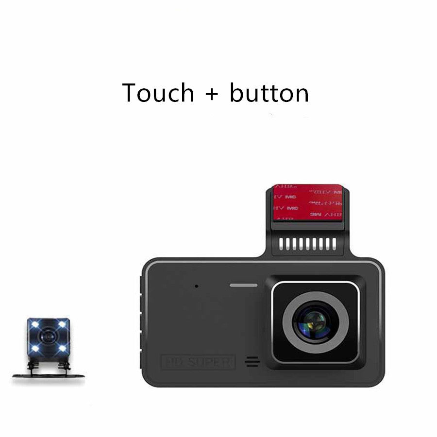 4-inch Adhesive Dashcam Dual Lens