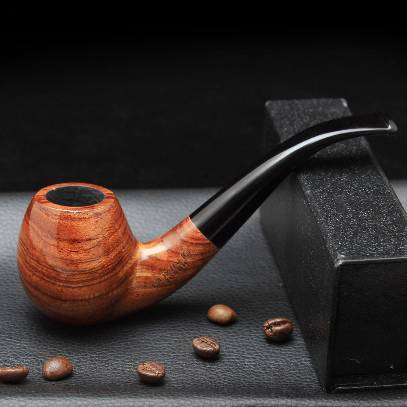 Rosewood curved handle 206BH pipe