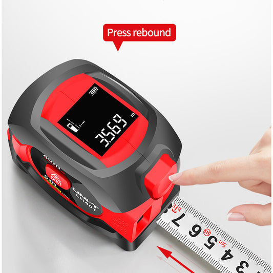 UNI-T Laser Measuring Tape Measur Digital Distance Meter Rangefinder Retractabl Laser Ruler Trena A Laser Professional