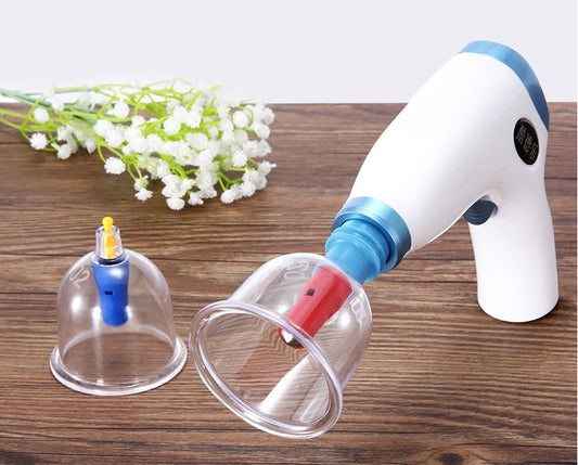 Electric vacuum cupping device