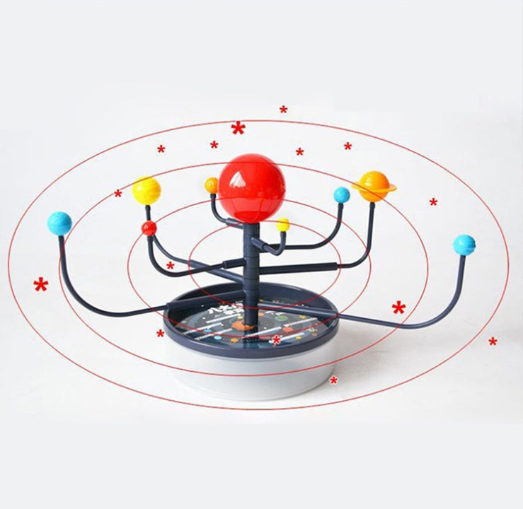 Nine Planets Diy Technology Small Production Of Eight Planets Celestial Model Toys Elementary And Middle School Students' Small Inventions