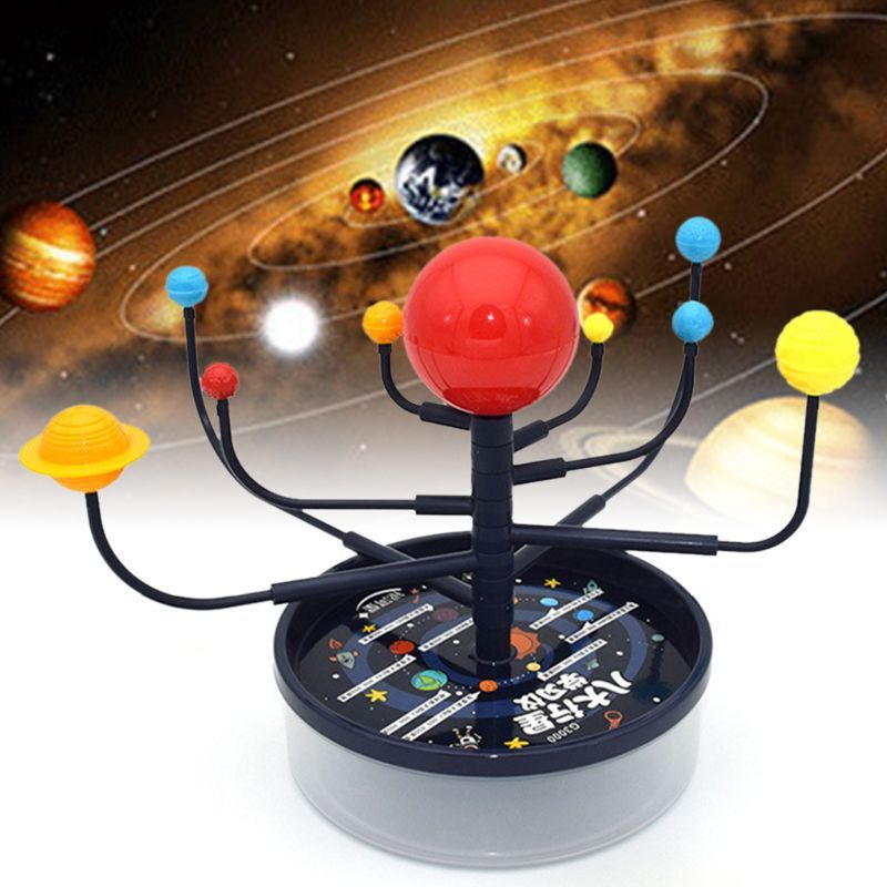 Nine Planets Diy Technology Small Production Of Eight Planets Celestial Model Toys Elementary And Middle School Students' Small Inventions