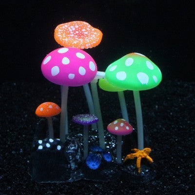 Simulation Plant Fish Tank Scenery Simulation Coral Sea Grass Fluorescent Mushroom