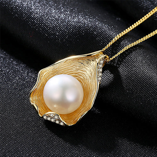 Pearl Pendant Sterling Silver Necklace