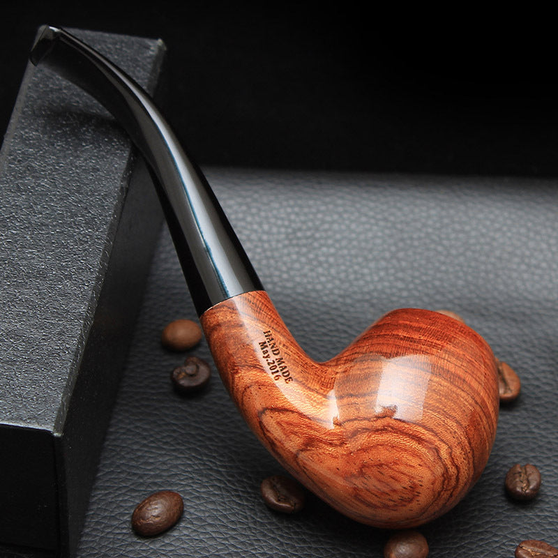 Rosewood curved handle 206BH pipe