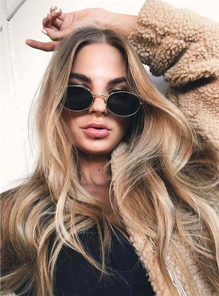 Small oval sunglasses