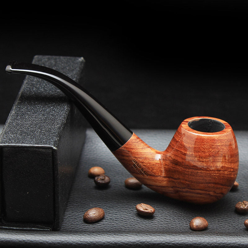 Rosewood curved handle 206BH pipe