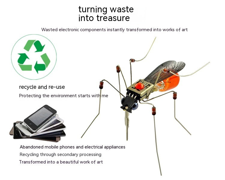 Technology Invention Small Production First Prize Sixth Grade Junior High School Difficult DIY Robot Insect