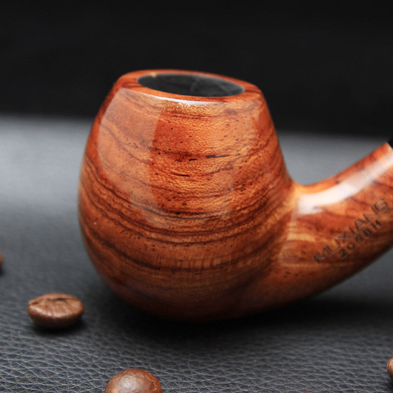 Rosewood curved handle 206BH pipe