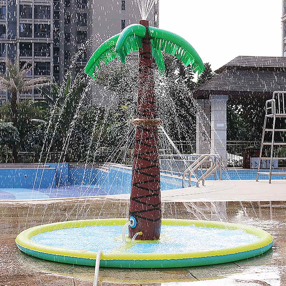 Lawn Fountain Big Tree Sprinkling Toy Pool Sprinkler Mat,