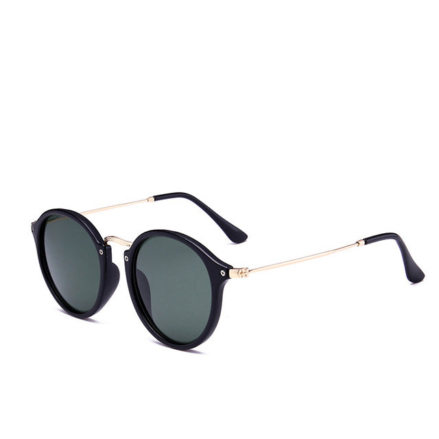 Metal Round Face Sunglasses Retro Driver Sunglasses Men And Women Sunglasses