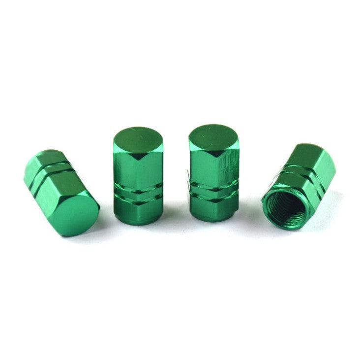 Tire aluminum alloy hexagon valve cap