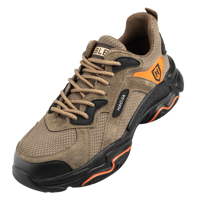 Lightweight Odor-Resistant Breathable Construction Site Shoes