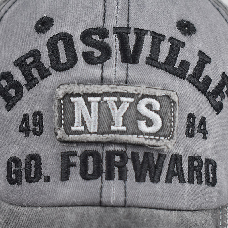 NYS Letter Embroidered Baseball Hat Is Old And Does Not Fade