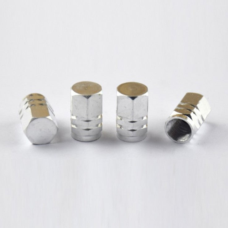 Tire aluminum alloy hexagon valve cap