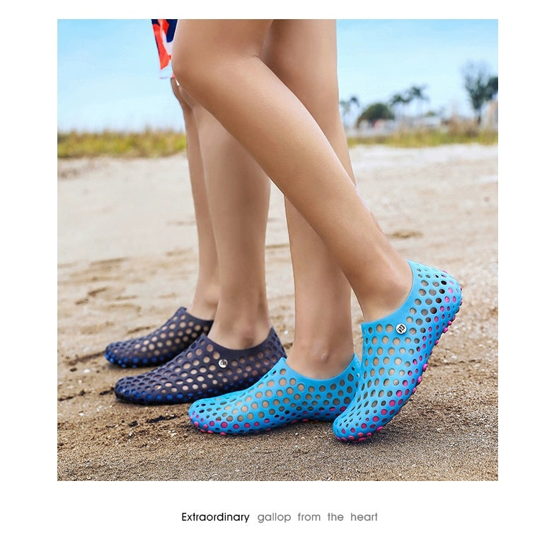 Summer Casual Beach Shoes Breathable Driving Hole Garden Slippers