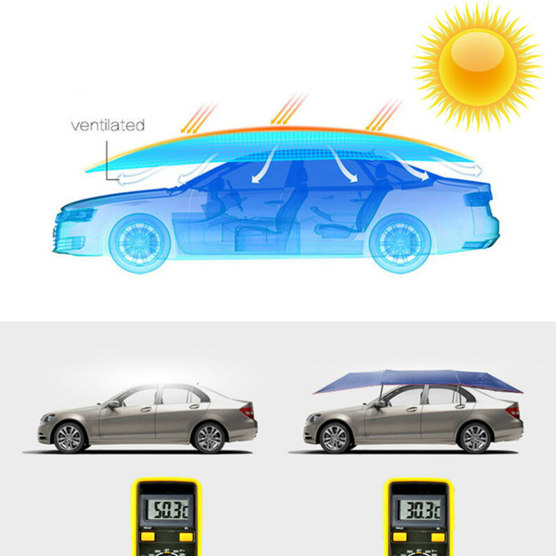 Intelligent remote control car sunshade