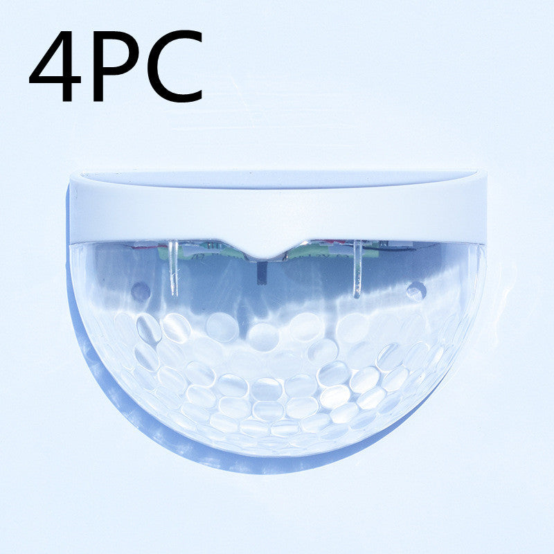 Solar Light Outdoor Waterproof Semicircular Fence Lamp Water Drop Effect Wall Lamp Garden Lamp Corridor Lamp Staircase Lamp