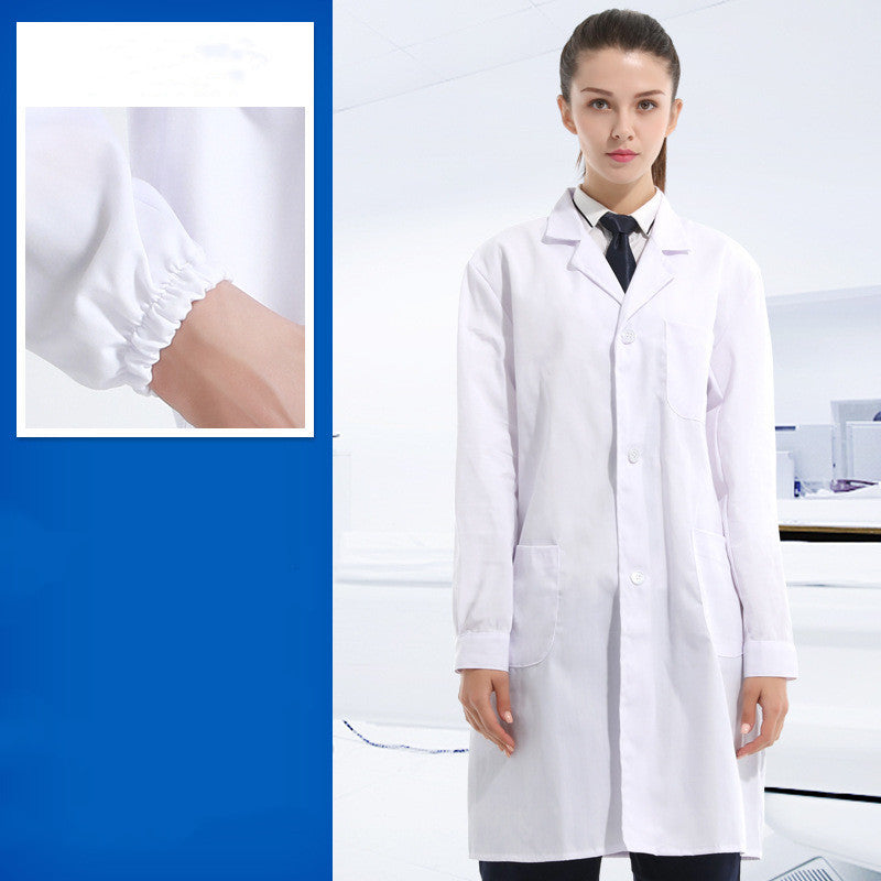 Medical White Coat Printed Long Sleeve