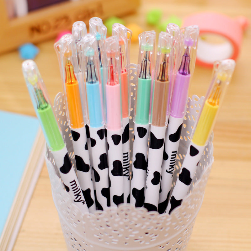 Cow color gel pen