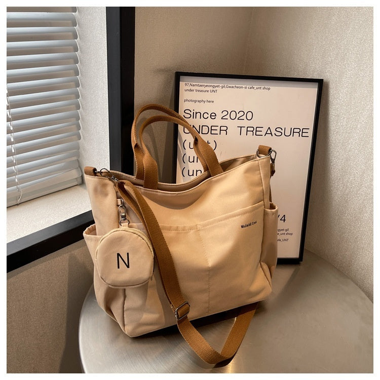 Niche Casual Fashion Nylon Canvas Tote Bag For Women