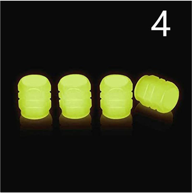 Tire Luminous Valve Cap Highlight Split