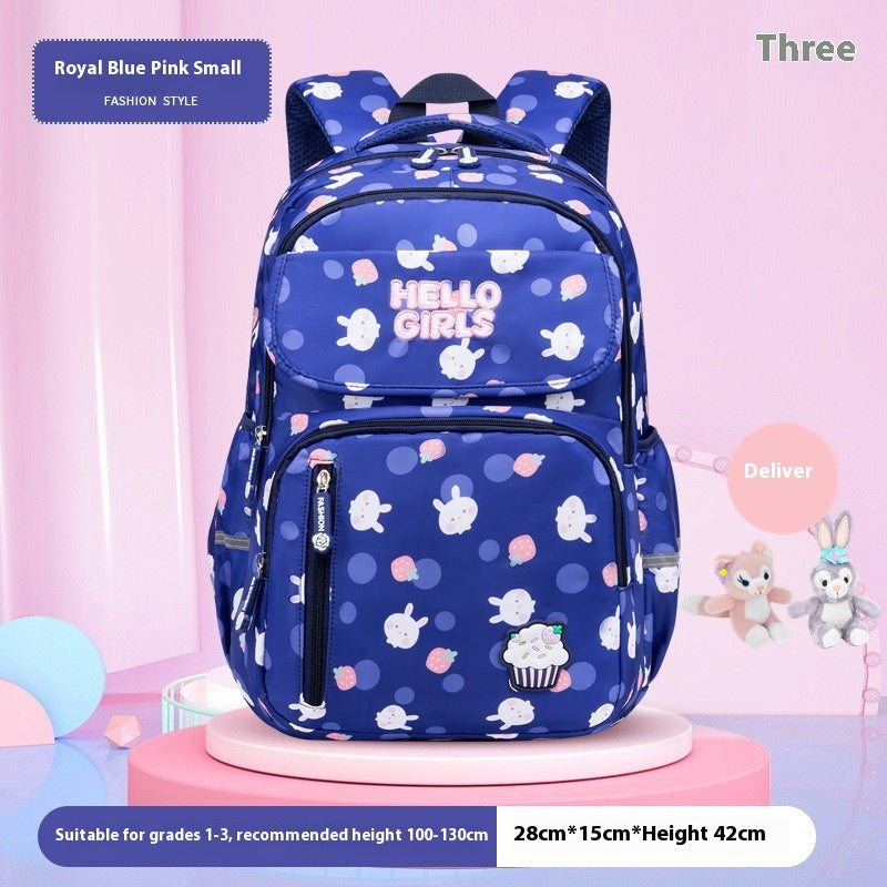 6-12-year-old Primary School Children's Backpack Large Capacity Schoolbag