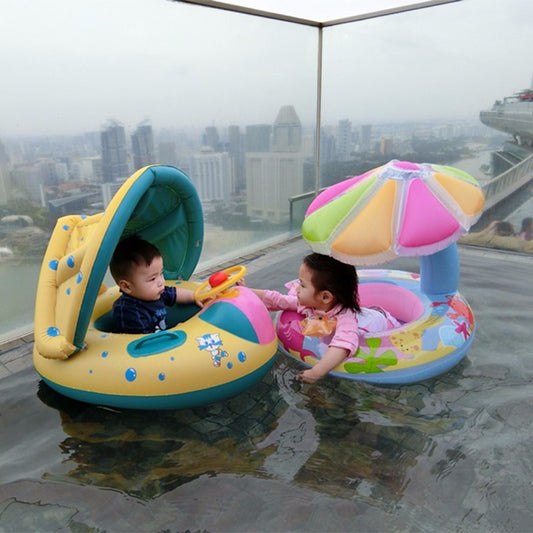 Thickening infant and child parent-child swimming ring