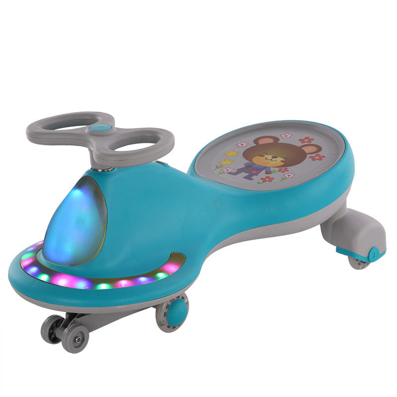 Children's Universal Wheel Anti-Rollover Swing Scooter