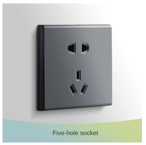 Socket Panel Porous Light Luxury Household Luminous Indicator