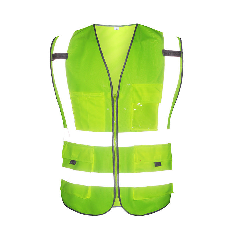 Fashionable Multi-pocket Construction Sanitation Suit Reflective Vest