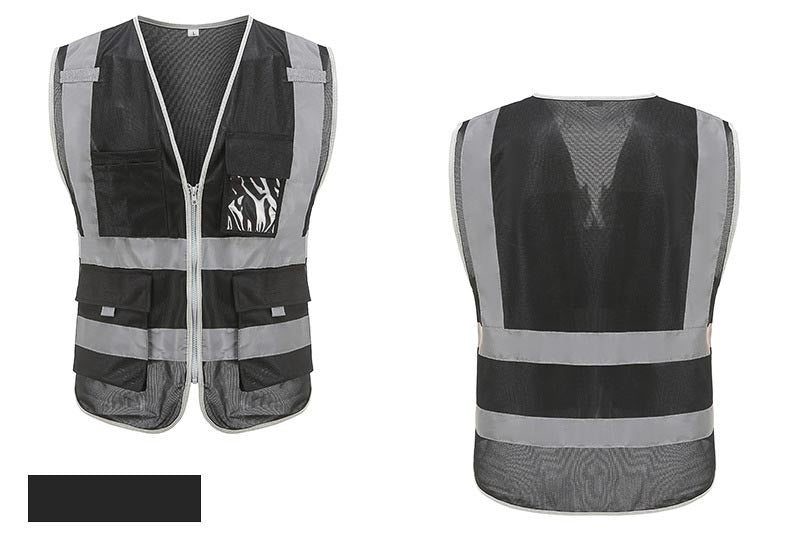 Fashionable Multi-pocket Construction Sanitation Suit Reflective Vest