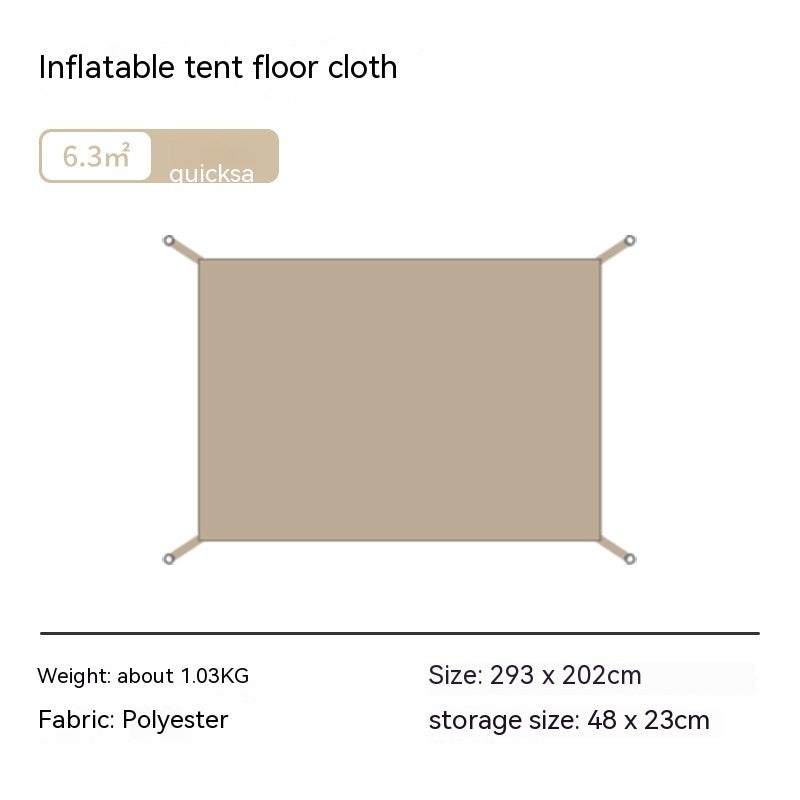 Inflatable Tent Special Ground Cloth Thick Oxford Cloth Protective Mat Camping Anti-dirtyInsulation