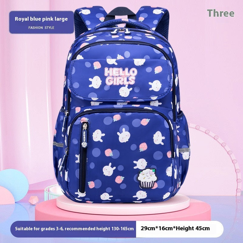 6-12-year-old Primary School Children's Backpack Large Capacity Schoolbag