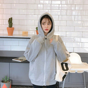 Hoodie zipper jacket