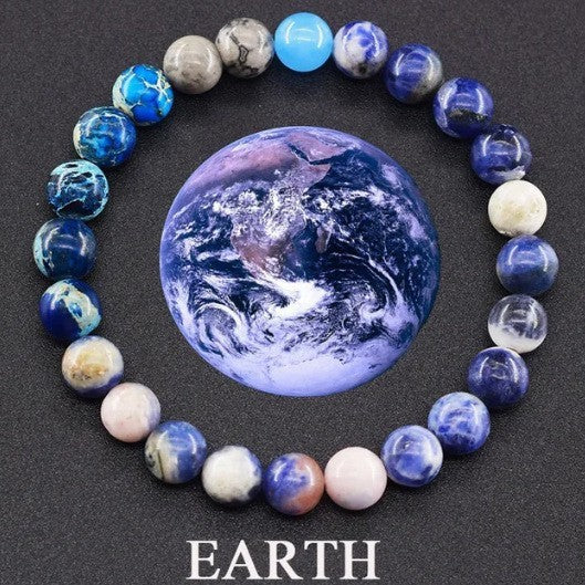 Planet Bracelet Eight Planets Natural Stone Bracelet