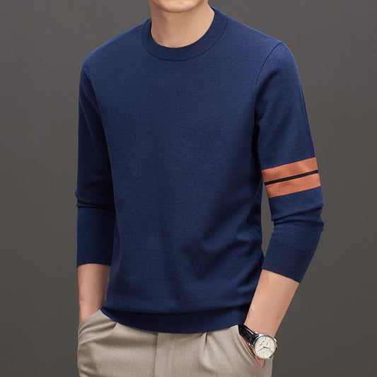 Casual Thickening Men's Round Neck Sweater