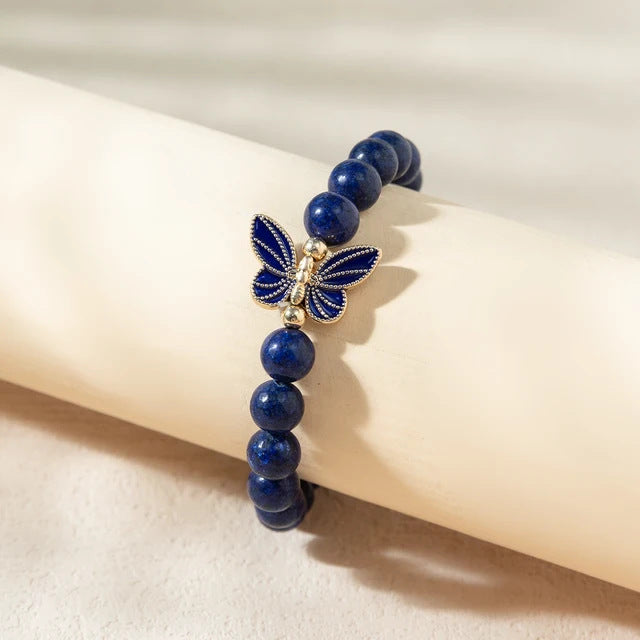 Butterfly Natural Stone Bracelet Ornament