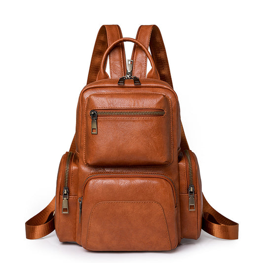 Women's Backpack PU Travel Lady Retro