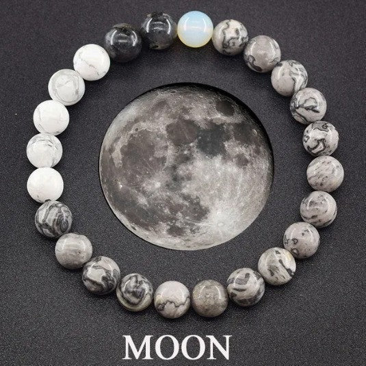 Planet Bracelet Eight Planets Natural Stone Bracelet