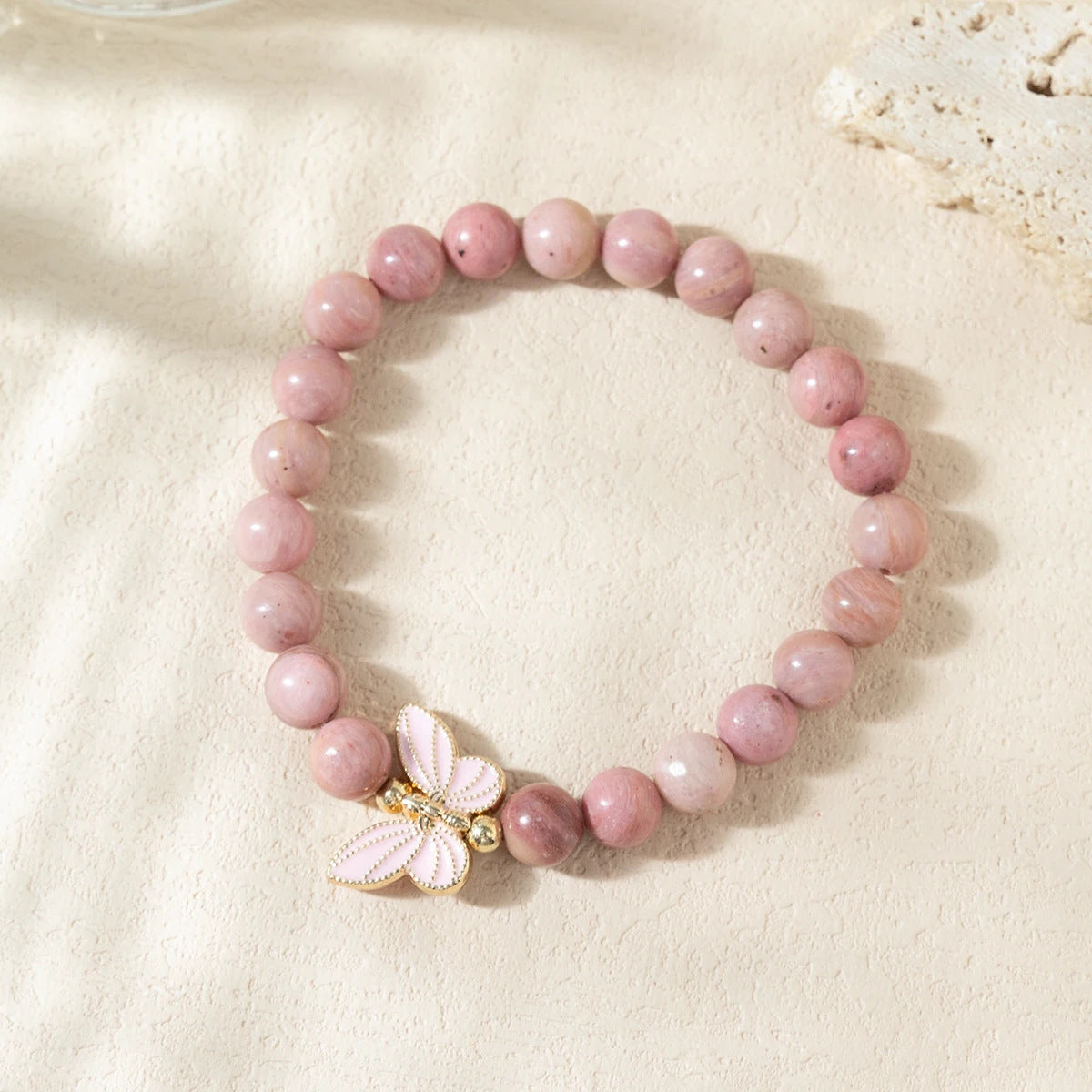 Butterfly Natural Stone Bracelet Ornament