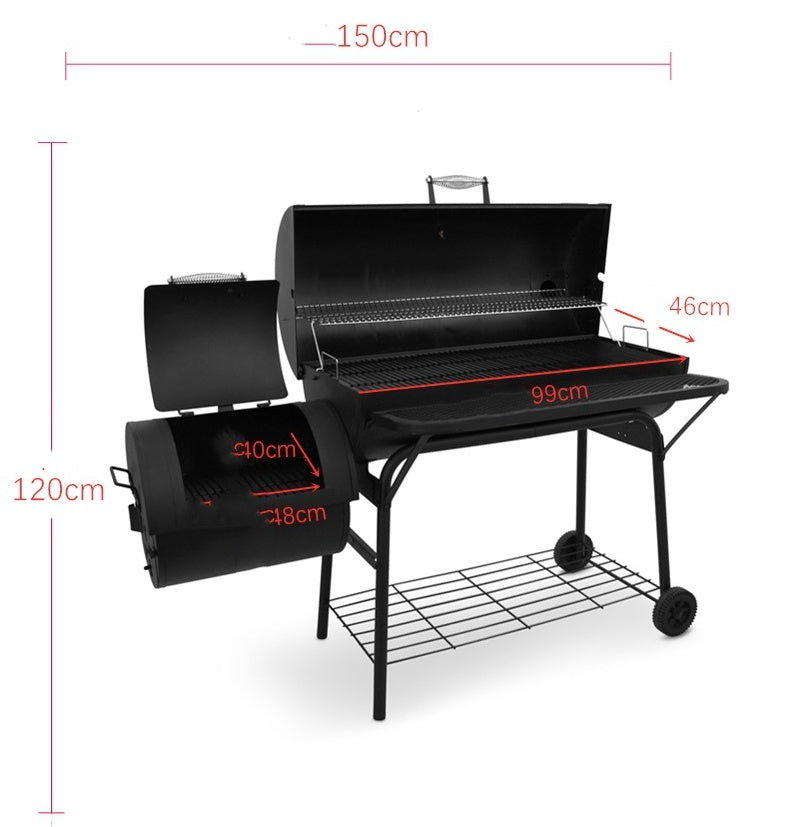 Courtyard Barbecue Grill Outdoor American Charcoal Household