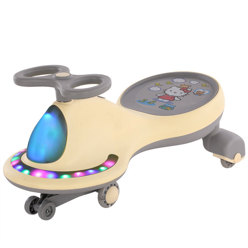 Children's Universal Wheel Anti-Rollover Swing Scooter