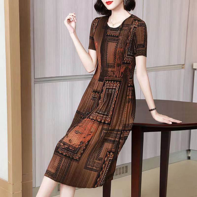 Fashion Casual Printing Dress Women