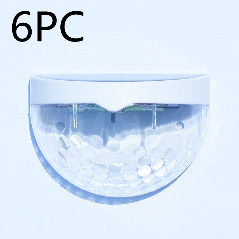 Solar Light Outdoor Waterproof Semicircular Fence Lamp Water Drop Effect Wall Lamp Garden Lamp Corridor Lamp Staircase Lamp